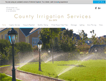 Tablet Screenshot of countyirrigation.com